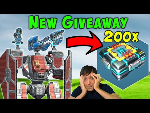 New GIVEAWAY: 200x Self Fix Unit - Brutal Arthur War Robots Gameplay WR