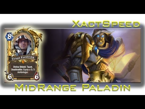 Hearthstone MidRange Paladin vs Some  control warlock