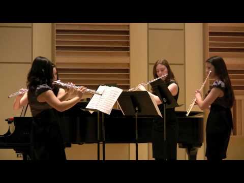 Quartuor by Dubois, played by the Adelphi Flute Quartet