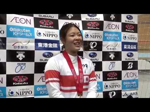前田佳代乃選手　第87回全日本自転車競技選手権大会トラック・レース　女子スプリント優勝　10連覇達成　引退記者会見