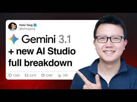 Gemini 3.1 + New AI Studio Is Here: Full Prototyping Tutorial in 18 Minutes
