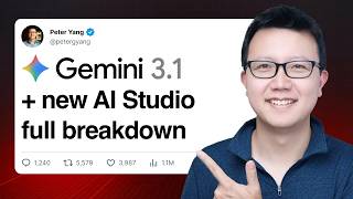 Gemini 3.1 + New AI Studio Is Here: Full Prototyping Tutorial in 18 Minutes