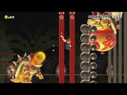 「え?大砲の玉が止まって見えますよね！」 ※でも……　♥♥♥♡♡ by まま - SUPER MARIO MAKER - NO COMMENTARY 1bi