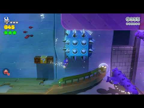 Super Mario 3D World (Switch) 11-7 Speedrun - Time: 61 (Former WR)