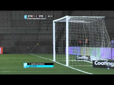 Gol de Cauteruccio. Instituto 1 - San Lorenzo 2. 16 avos. Copa Argentina 2015. FPT.