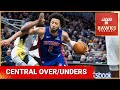Central Division Preview Over Unders Season Win Totals Cavaliers Pacers Bucks Pistons Bulls