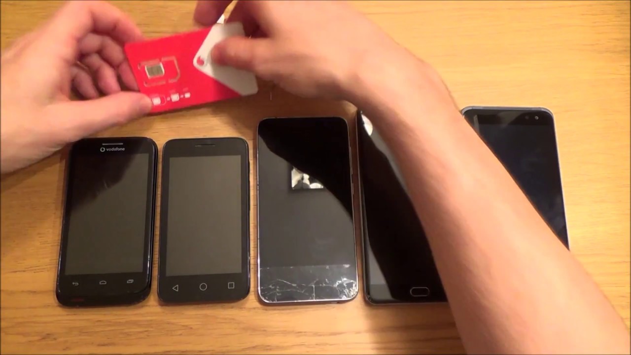 How to INSERT / REMOVE a SIM card in various MOBILE  CELL PHONES
