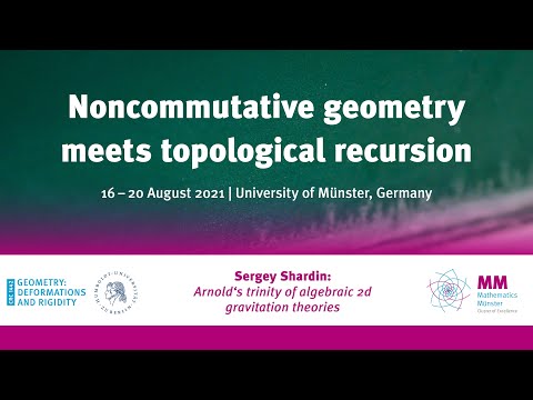 Sergey Shadrin: Arnold's trinity of algebraic 2d gravitation theories
