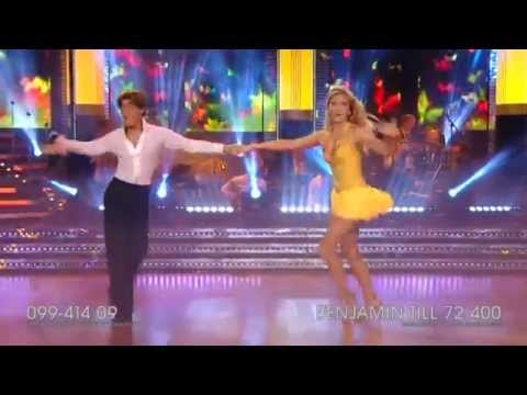 Benjamin Wahlgren och Sigrid Bernson -- salsa - Let's Dance (TV4)