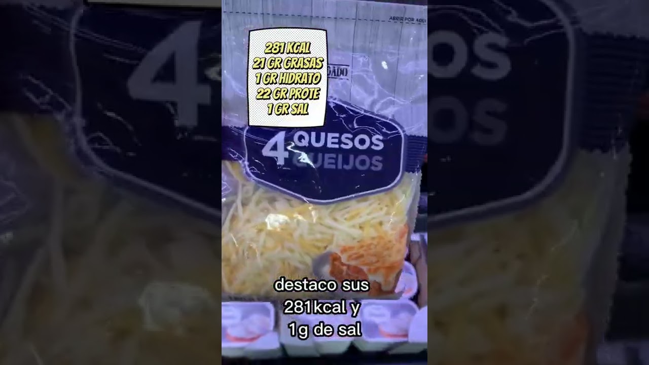 ANALIZANDO LOS QUESOS RALLADOS DE @mercadona #queso #gratinado #comprasemanalmercadona #adelgazar