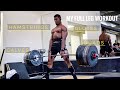 My New Leg Workout | Full Workout Walkthrough