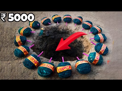 10000 Vip Cracker With Underground Cracker || Cracker Testing Video 2024 || ये क्या हुआ मिर्ची को?