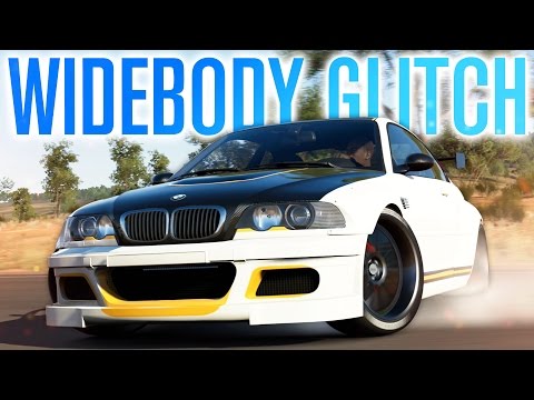 WIDEBODY GLITCH BMW M3 E46 | Forza Horizon 3 Gameplay