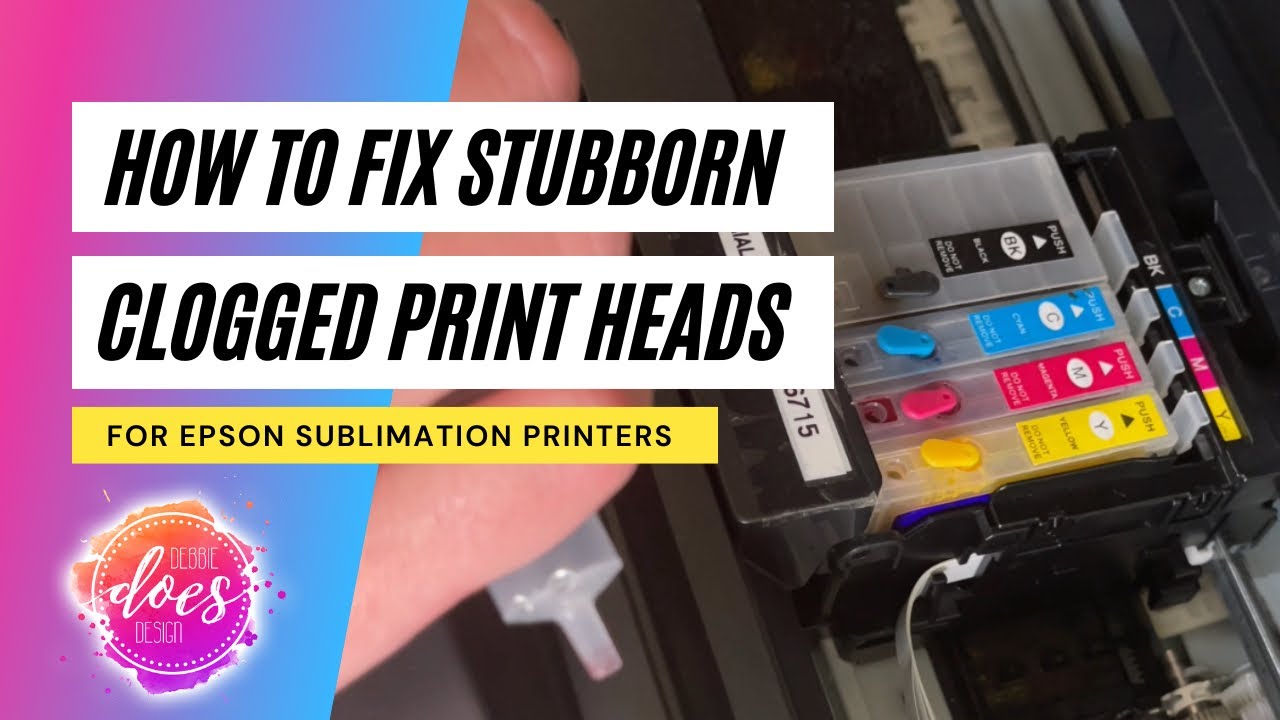 Sublimation Help!: How to Fix Stubborn Clogged Print Heads (for Epson Printers)