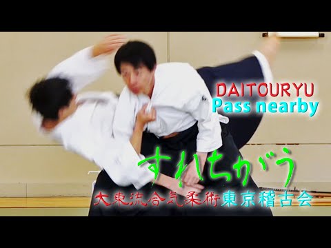 【脱力】ただ前に進むだけ！究極の護身術で投げ飛ばす!!　東京稽古会343　すれちがう　大東流合気柔術