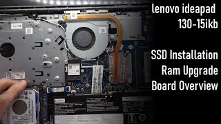 Lenovo Ideapad 130 Teardown and SSD Install
