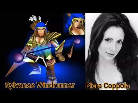 Character and Voice Actor - Warcraft 3 Reign of Chaos - Sylvanas Windrunner - Piera Coppola