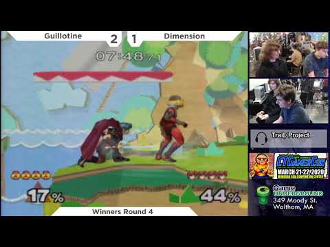 N.E. Melee Arcadian 7 - Guillotine (Sheik) vs. Dimension (Marth) - SSBM WR4