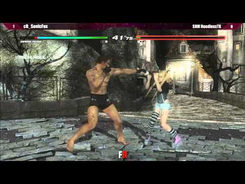 Final Round 18 - DOA5LR - Top 8 - cR_SonicFox (Marie Rose) vs SRM HoodlessTK (Rig)