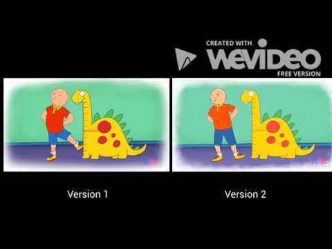Caillou The Grownup Theme Song Comparison