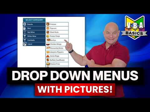 Beginners VBA: Create A Pop-Up Menu With Pictures In Excel