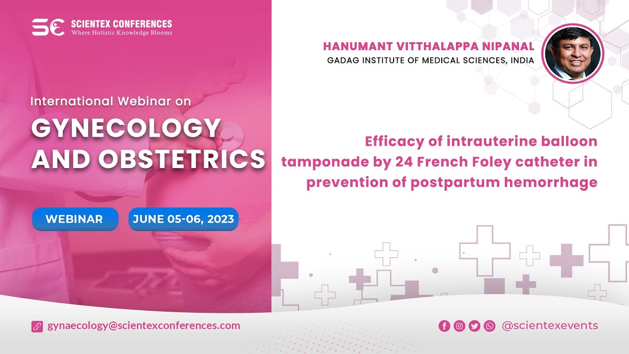 Efficacy of intrauterine balloon tamponade by 24 French Foley catheter in prevention of postpartum hemorrhage