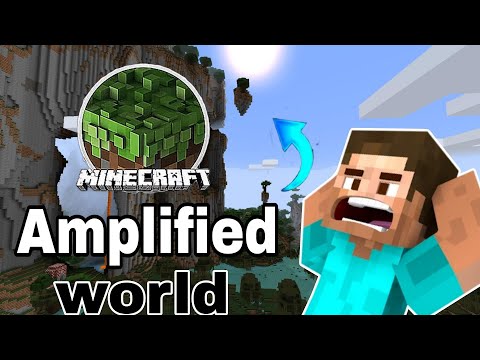 ch. pro Minecraft - Minecraft,but this is an amplified world 😲😲 #shorts #minecraft