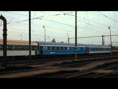 Příjezd vlaku R 932 - Nymburk hl.n., 2. 1. 2014