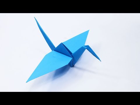 How To Make a Paper Crane - Origami Crane Tutorial