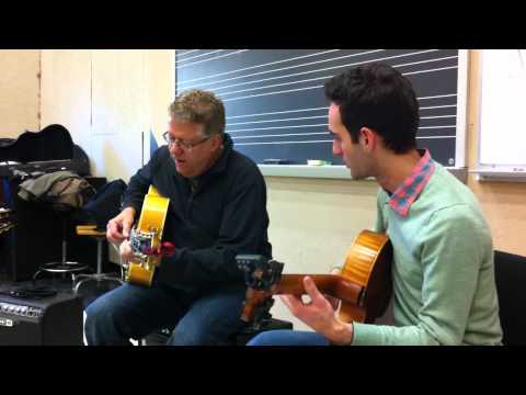 Romero Lubambo, Julian Lage, and Tom Carroll