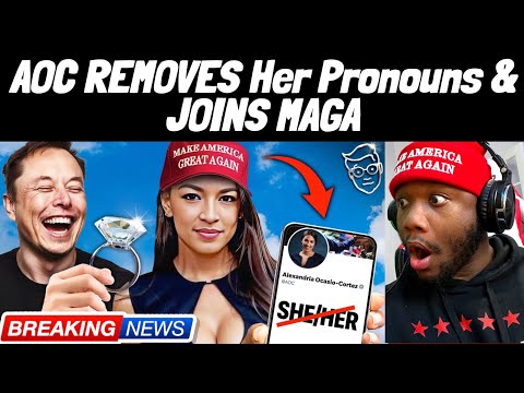 AOC REMOVES Her Pronouns Abandoning Wokeness & JOINS MAGA After Trump Dominates Her District