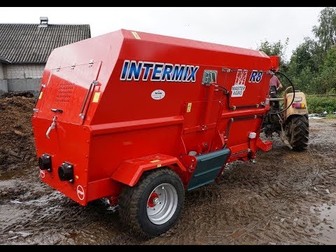 Paszowóz INTERMIX 8 m3 i Ursus C-360. Podlasie 2017. Gotowy TMR w 20 minut!