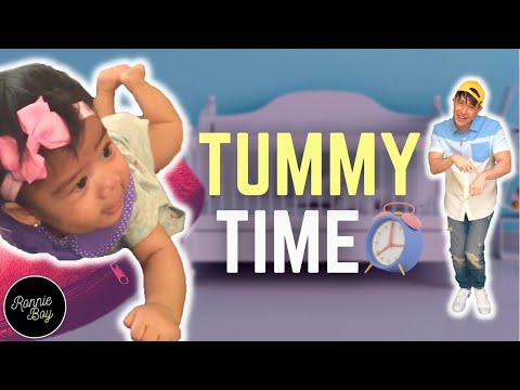 “Tummy Time" Baby Song for Newborns, Infants & Parents |  Ronnie Boy Kids • [Official Music Video]
