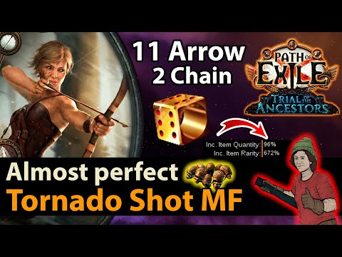 Min Max Tornado Shot Deadeye - Phys Bow - Magic Find - IQ 96 - IR 672 | Path of Exile [3.22]