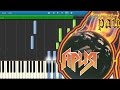 Ария - Потерянный Рай (на пианино Synthesia) 