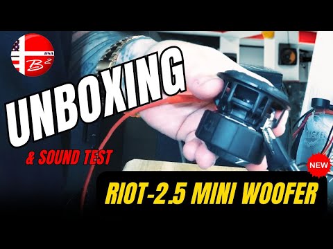 B2 Audio RIOT 2.5 | Small Woofer, BIG Sound Unboxing & Sound Test!