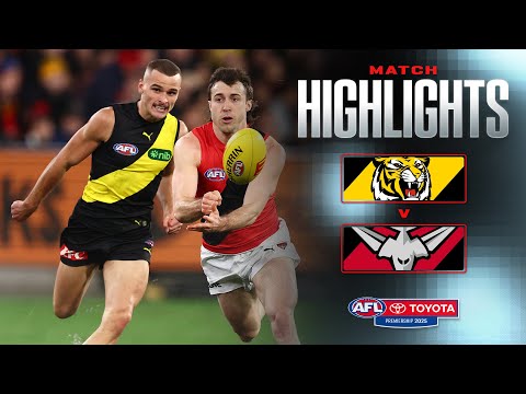 Richmond v Essendon Highlights | Round 18, 2025 | AFL