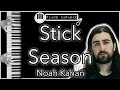 Stick Season - Noah Kahan - Piano Karaoke Instrumental
