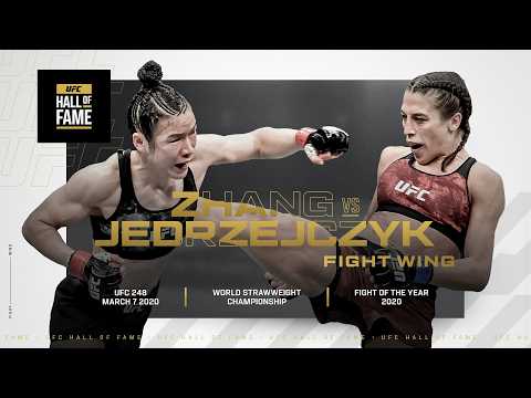 Joanna Jedrzejczyk vs. Weili Zhang From UFC 248 To Be Inducted Into UFC Hall Of Fame Fight Wing