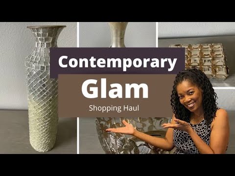 Contemporary Glam Decor Haul  |  Come Shop With Me  #glamdecor #glam #freddiekingdecor  #kingscasa
