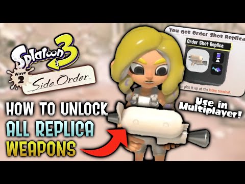 How to Unlock Replica Weapons in Side Order DLC! - Splatoon 3