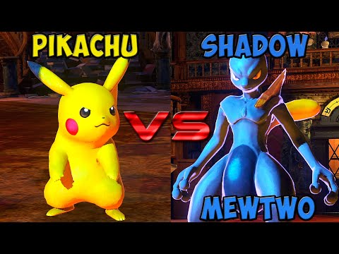 Pokken tournament - Pikachu vs Shadow Mewtwo