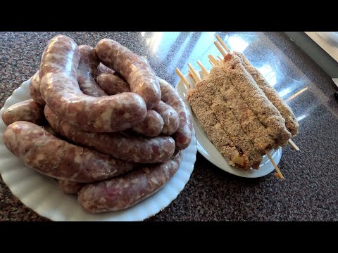 Odc. 60 Pyszna Kiełbasa grillowa z serem i mielone na patyku na grilla. Przepis od A do Z...