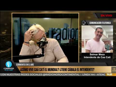 Selmar Meza, Intendente de Caá Catí  | 11-06-26
