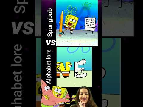 spongbob vs Alphabet lore XIII #shorts #shortsfeed #shortvideo peppa pig