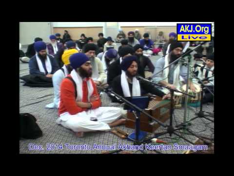 006 Toronto Dec. 2014 Smaagam - Sunday Morning Keertan - Bh. Simratpal Singh Jee Ludhiana
