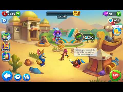 Fishdom 2021 - Story Event - Magical Oasis   #playrix​​​ #fishdom​​​ #gaming