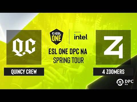 Dota2 - Quincy Crew vs 4 Zoomers - Game 1 - ESL One DPC NA Spring