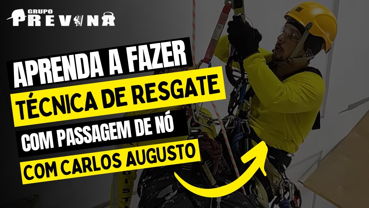 Aprenda a fazer Técnica de Resgate com passagem de Nó