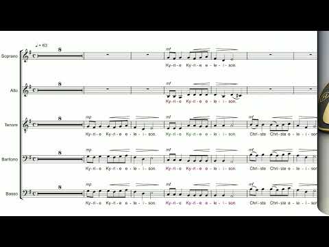 Parti staccate - Kyrie (Missa Ioannis Pauli II) - Soprano
